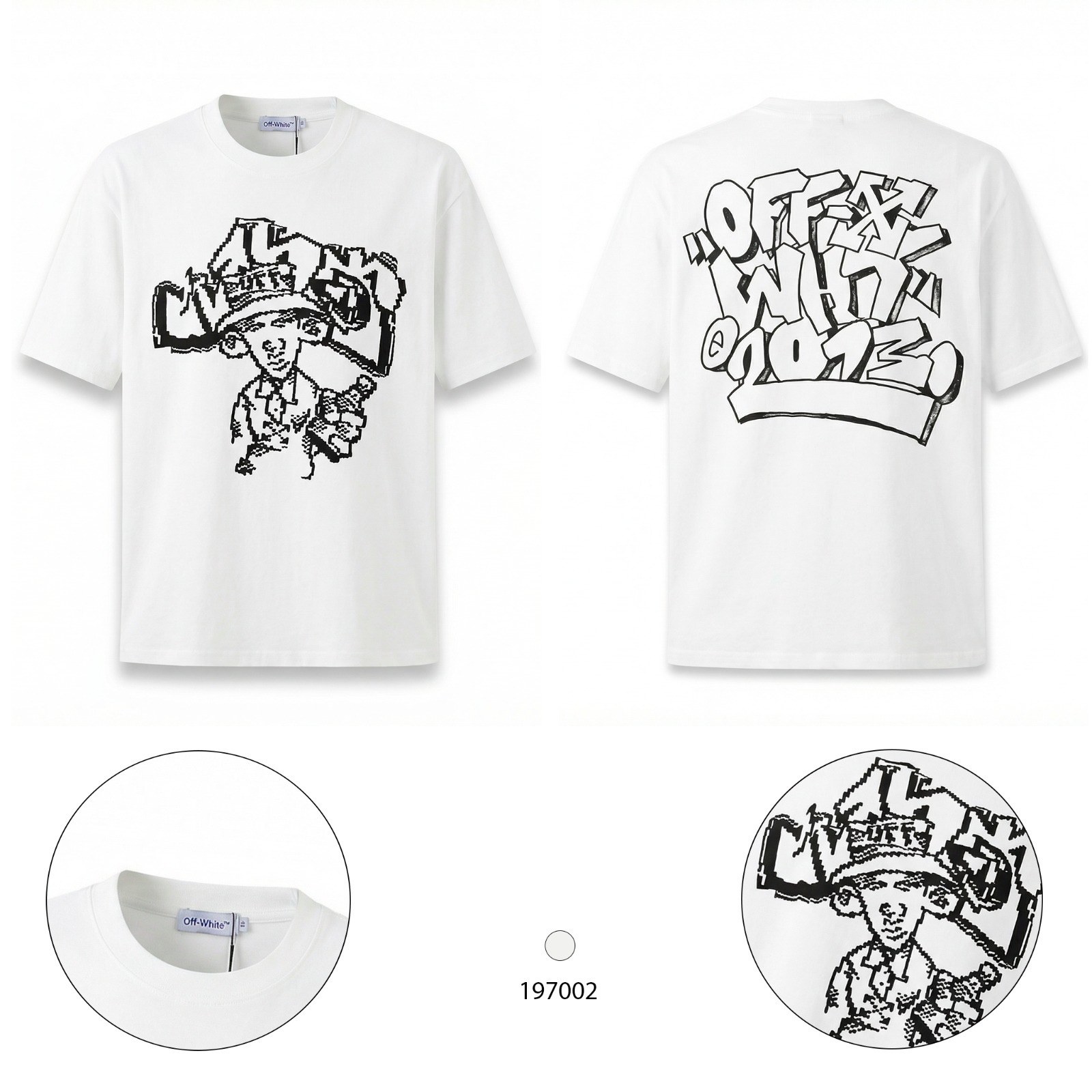 OFF WHITE OVERSIZE BLANCA - 197002